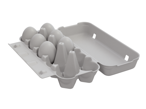 Rigged Egg Box 3D-Modell