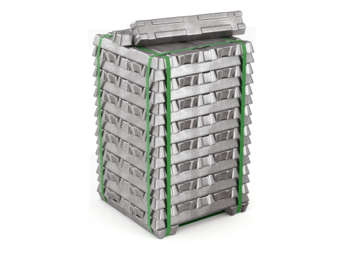 Aluminium Alloy Ingots 3D Model