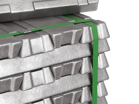 Aluminium Alloy Ingots 3D Model