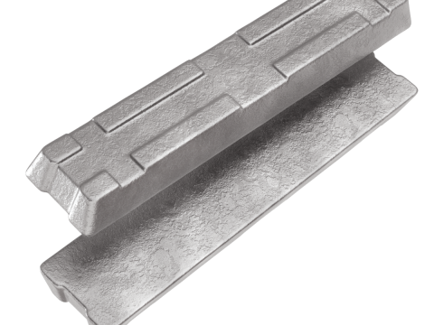 Aluminium Alloy Ingots 3D मॉडल
