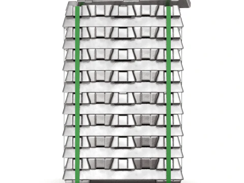 Aluminium Alloy Ingots 3D Model