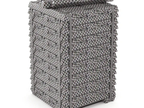Aluminium Alloy Ingots 3D Model