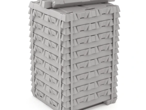 Aluminium Alloy Ingots 3D Model