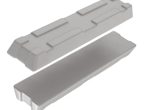 Aluminium Alloy Ingots 3D Model