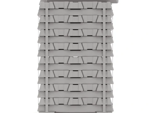 Aluminium Alloy Ingots 3D Model
