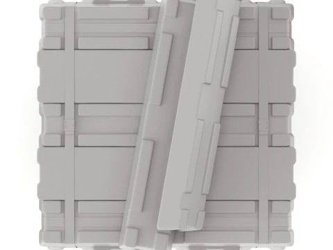 Aluminium Alloy Ingots 3D Model