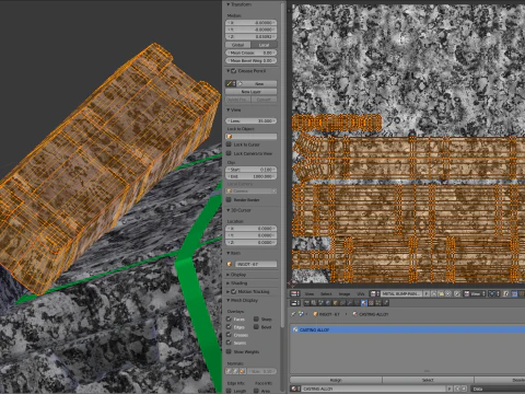 Aluminium Alloy Ingots 3D Model