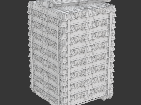 Aluminium Alloy Ingots 3D मॉडल