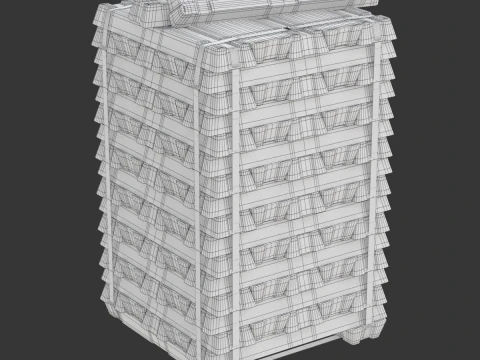 Aluminium Alloy Ingots 3D Model