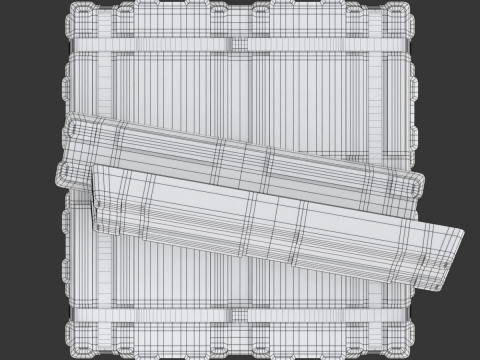 Aluminium Alloy Ingots 3D मॉडल