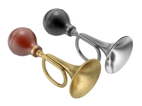 レトロな車のエアホーン 3Dモデル