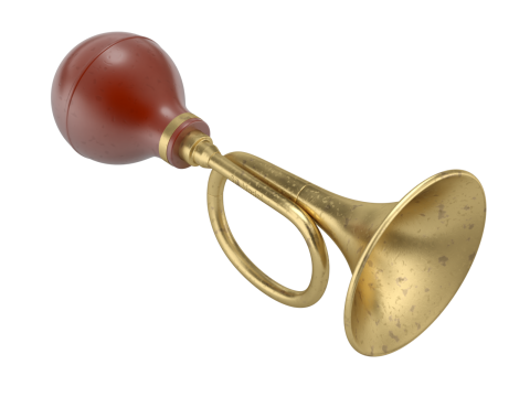 Retro Car Air Horn Modelo 3D