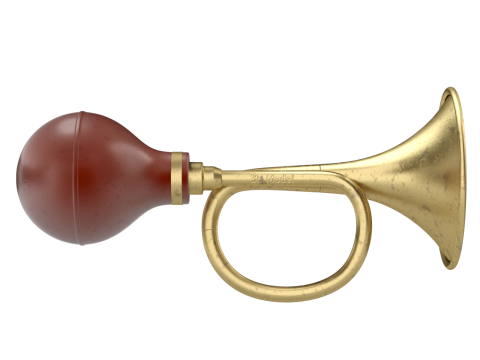 Retro Car Air Horn Modelo 3D