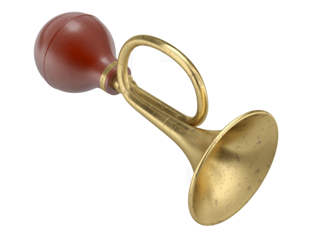 Retro Car Air Horn Modelo 3D