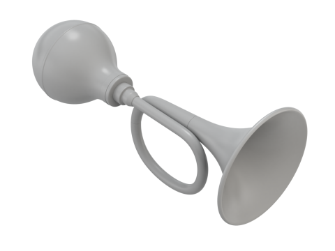 Retro Car Air Horn Modelo 3D