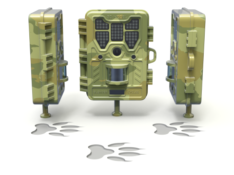 Wildlife Trail Camera Modello 3D