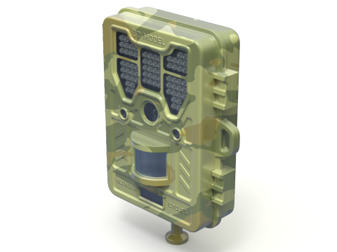 Wildlife Trail Camera Modello 3D