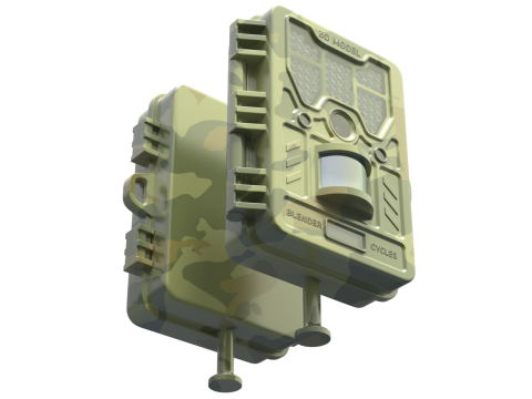 Wildlife Trail Camera Modello 3D