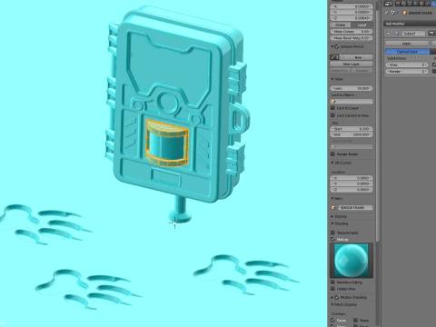 Wildlife Trail Camera 3D Model
