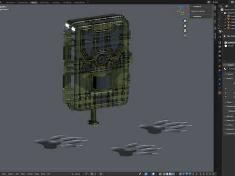 Wildlife Trail Camera 3D Model