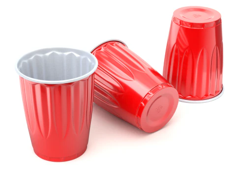 Plastic Cup Set 3D Model
