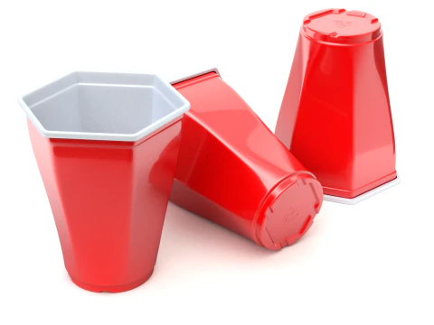 Plastic Cup Set 3D Model