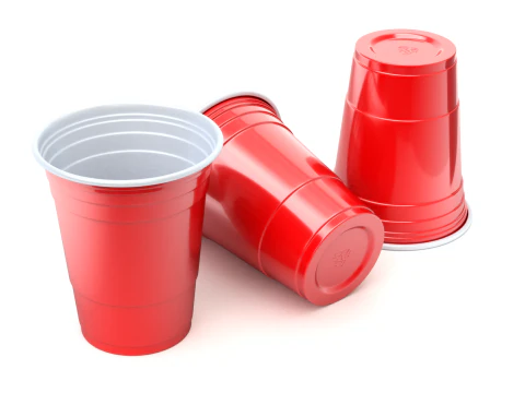 Plastic Cup Set 3D Model
