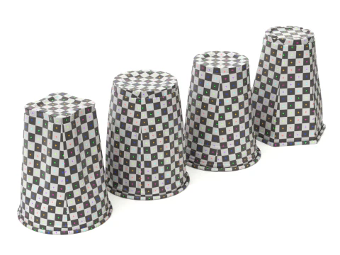 Plastic Cup Set 3D Model