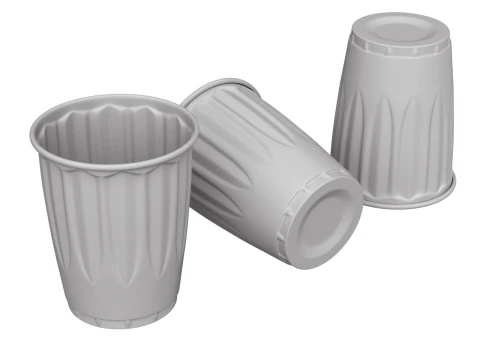 Plastic Cup Set 3D Model