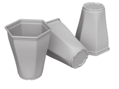Plastic Cup Set 3D Model