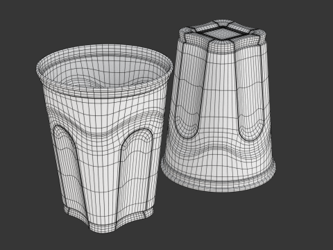 Plastic Cup Model - 1 3D Model