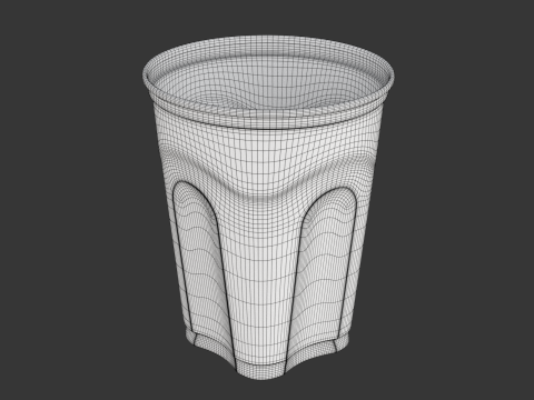Plastic Cup Model - 1 3D Model
