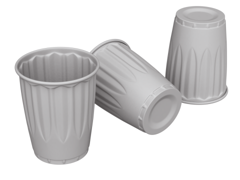 Plastic Cup Model - 2 Modelo 3D