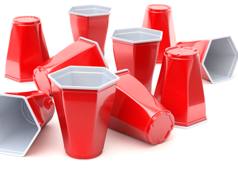 Plastic Cup Model - 3 3Dモデル