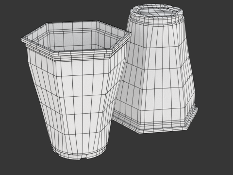Plastic Cup Model - 3 3Dモデル