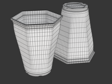 Plastic Cup Model - 3 3Dモデル