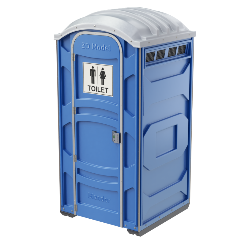 Portable Toilet Modelo 3D .c4d .max .obj .3ds .fbx .stl .blend 