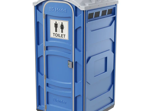 Portatif Tuvalet 3D Model