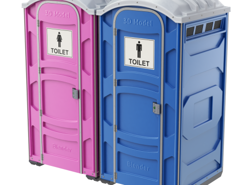 Portable Toilet Modelo 3D
