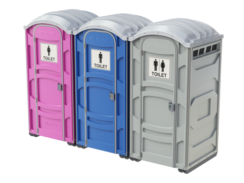 Portable Toilet Modelo 3D