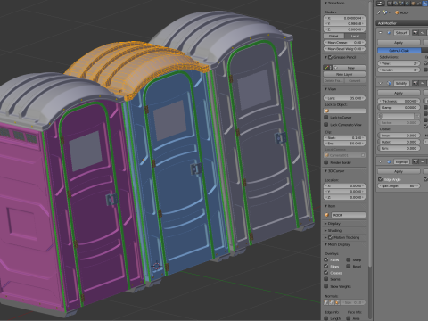 Portable Toilet Modelo 3D