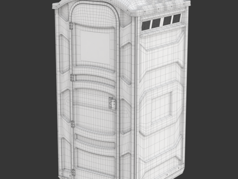 Portable Toilet Modelo 3D