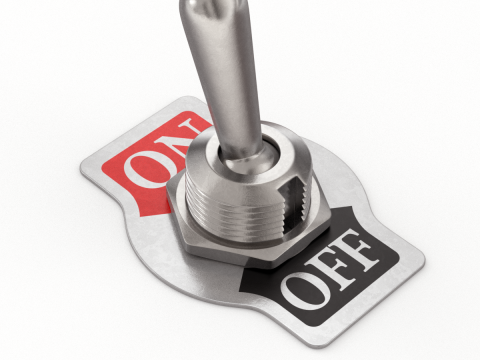 Toggle Switch 3D Модель