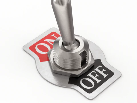 Toggle Switch 3D Model