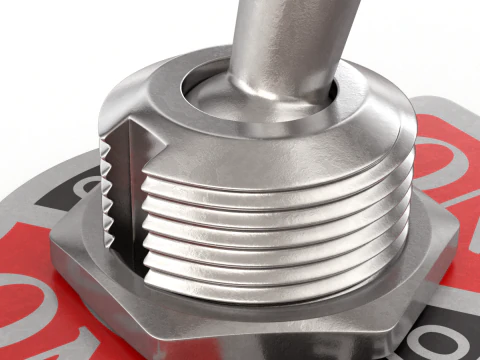 Toggle Switch 3D Model