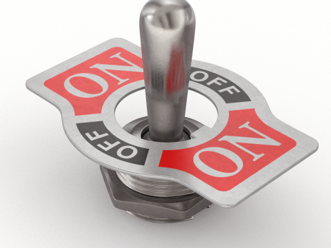 Toggle Switch 3D Модель
