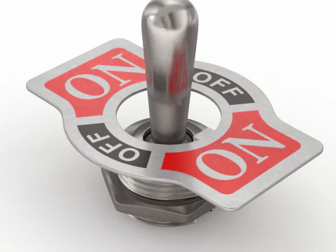 Toggle Switch 3D Model