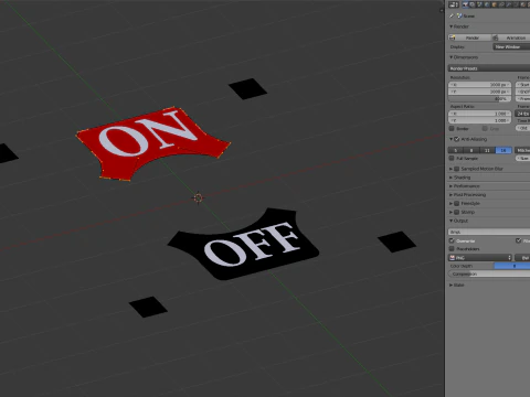 Toggle Switch 3D Model