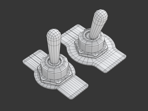 Toggle Switch 3D Модель