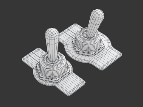 Toggle Switch 3D Model